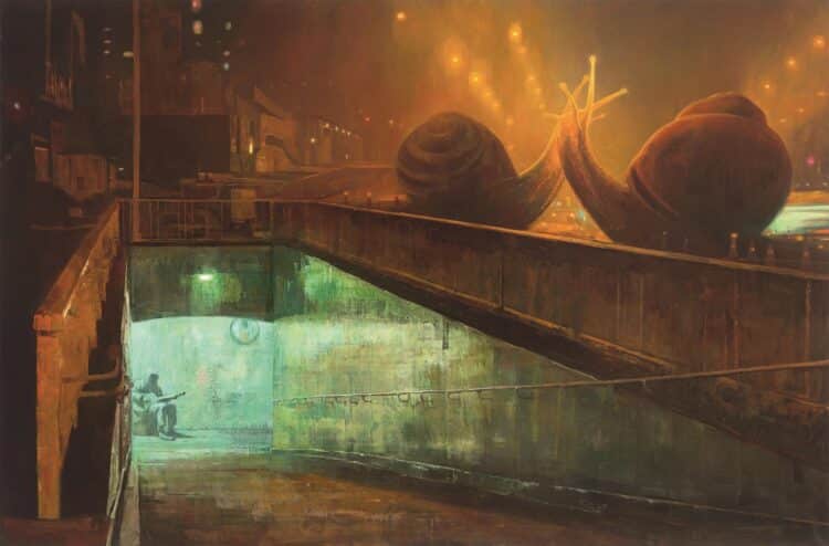 Shaun Tan. Ilustración surrealista