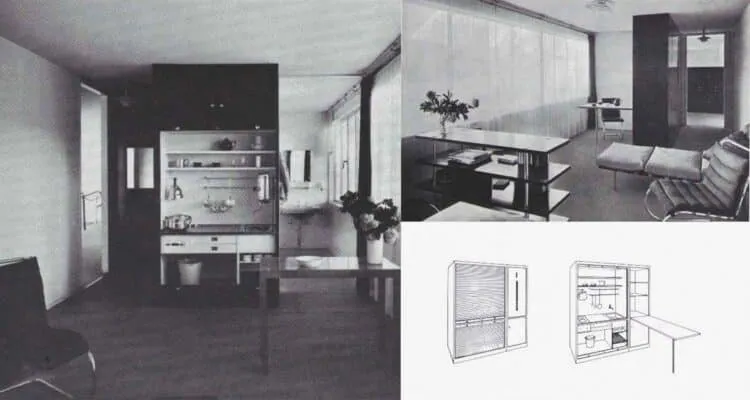 Compact Kitchen. Lilly Reich