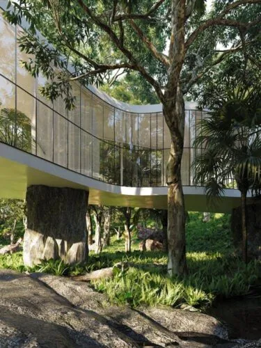 Casa Atibaia. Charlotte Taylor y Nicholas Préaud. Diseño inspirado en el movimiento moderno brasileño