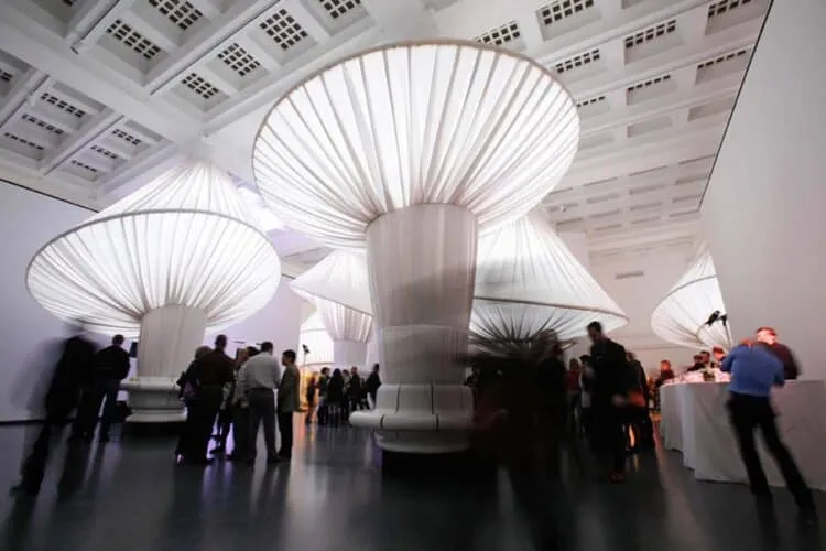 reOrder: An Architectural Environment. Situ Studio. Instalaciones artísticas con textiles. Sunbrella