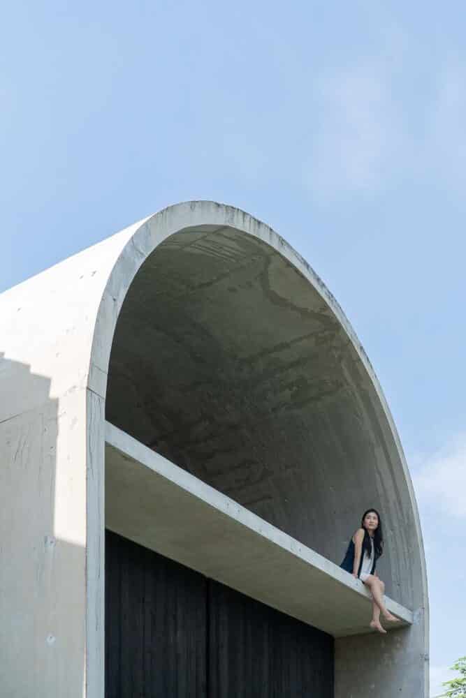 Casa de hormigón de Fabian tan