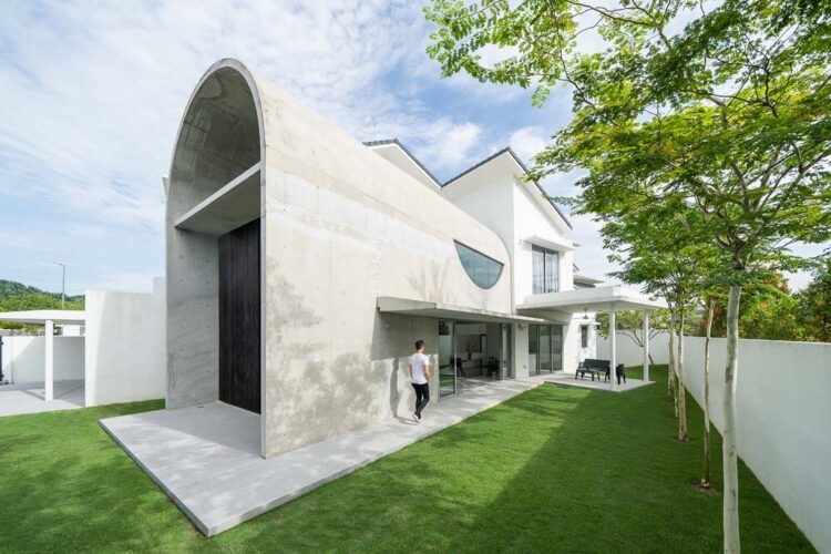 Bewboc House de Fabian Tan. Casa de hormigón