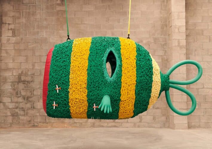 Plastocene. Porky Hefer. Diseño africano