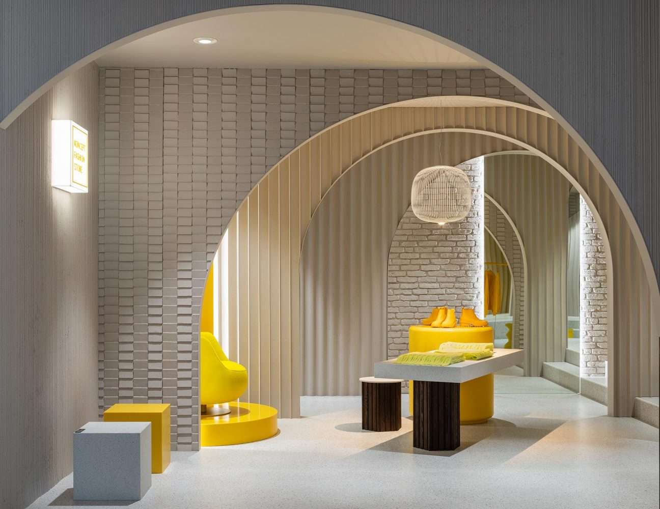 Krion Koncept Fashion Store. Estudi{H}ac. Porcelanosa