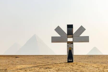 Observatory Meta Oiko. Artur Lescher. Forever is now. Pirámides de Giza. Antiguo Egipto.