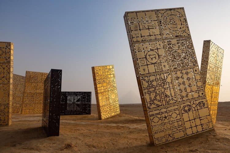 Reality is Timeless. Rashid Al Khalifa. Forever is now. Pirámides de Giza. Antiguo Egipto.