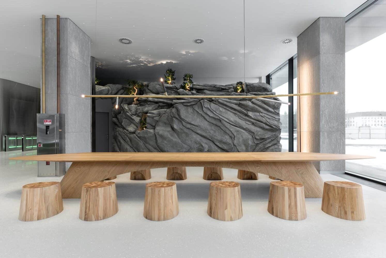 UNIT City, AKZ Architectura, vestíbulo empresarial, Ucrania