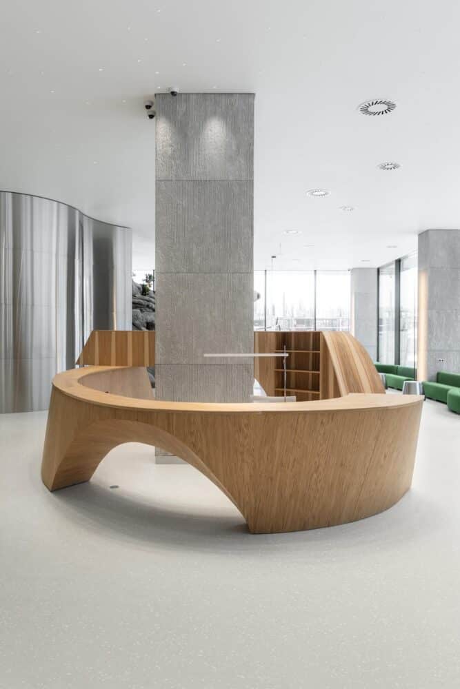 UNIT City, AKZ Architectura, vestíbulo empresarial, Ucrania