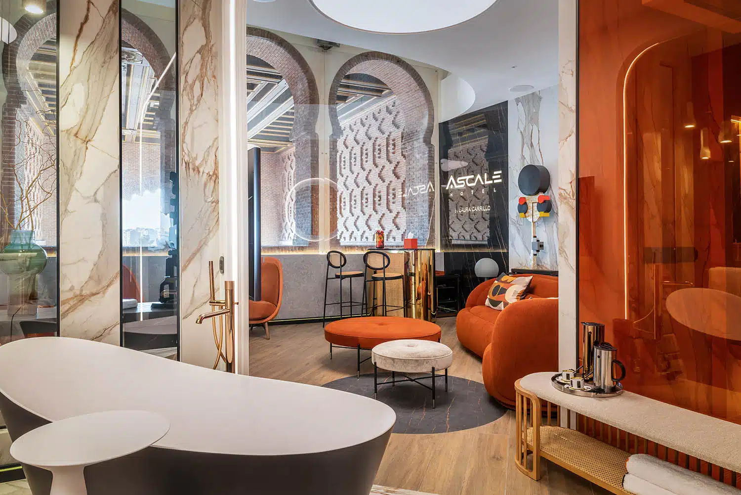 Ascale Hotel. Laura Carrillo Interior Design. Ascale. MIAD. Feria de diseño