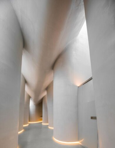 baño público, PAO, arquitectura orgánica