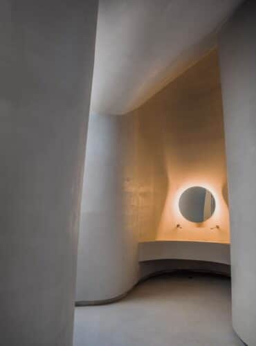 baño público, PAO, arquitectura orgánica