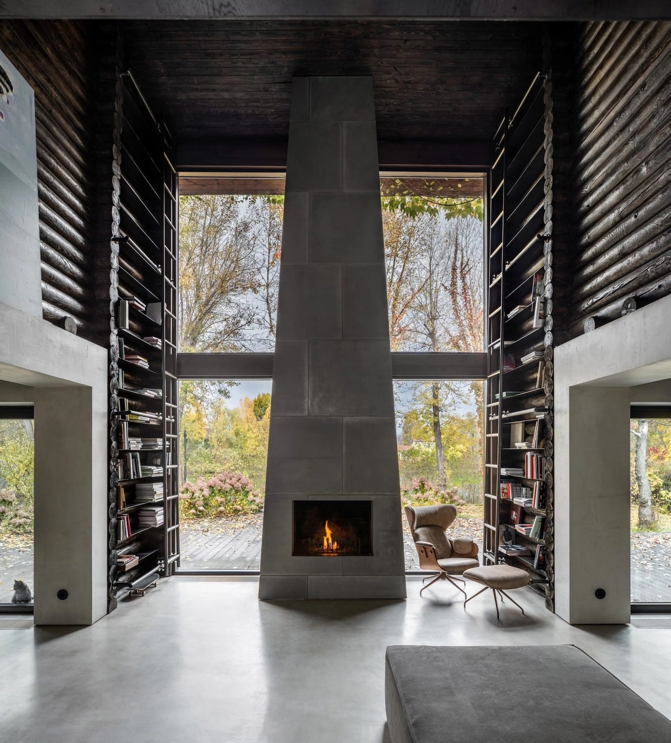 Balbek Bureau insufla de modernidad una cabaña de madera