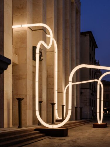 Objects of Common Interest, Bérgamo, escultura lumínica, arte lumínico