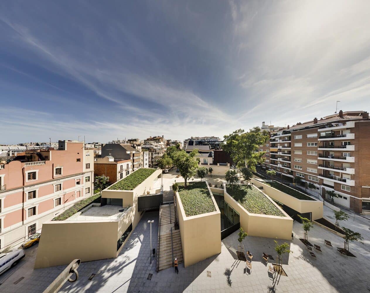 Biblioteca Joan Maragall. BCQ Arquitectura. Biblioteca Contemporánea