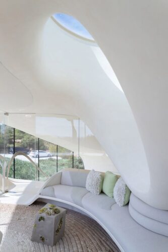 space age, Blue Dream, East Hampton, casa retrofuturista, Diller Scofidio + Renfro
