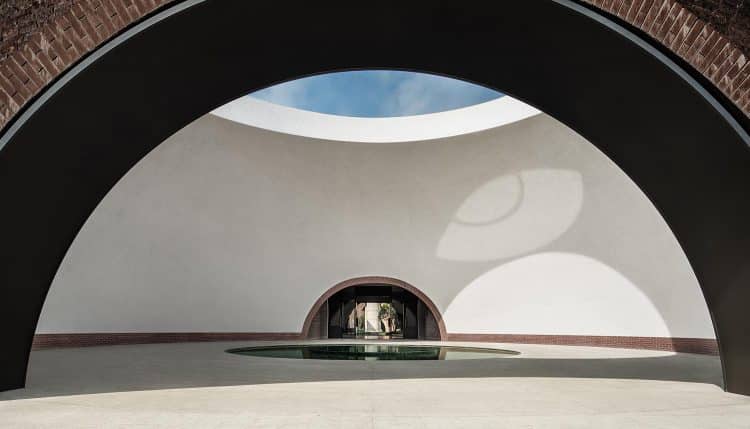 arquitectura de ladrillo rojo. Cheng Chung Design (CCD). arquitectura local de Yunnann