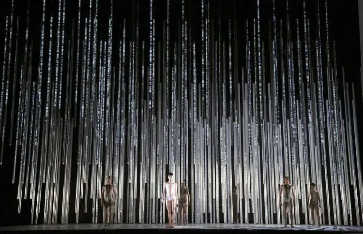 Connectome. A one act ballet by Alistair Marriott. Royal Ballet. Es Devlin