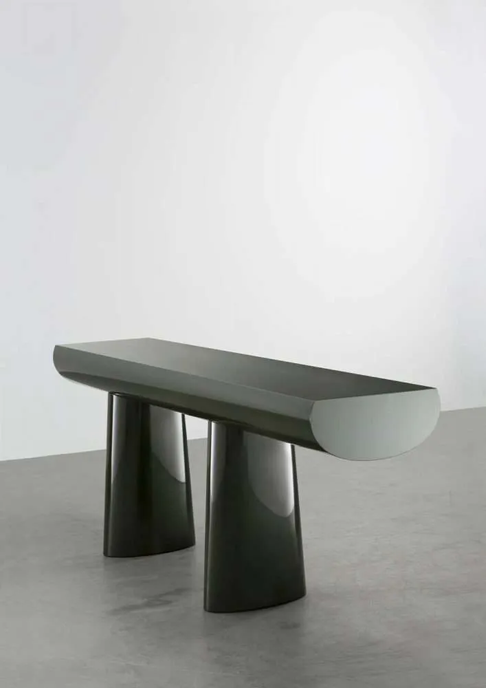 Green Table Urushi. Aldo Bakker. Carpenters Workshop Gallery. Artesanía y Diseño contemporáneo