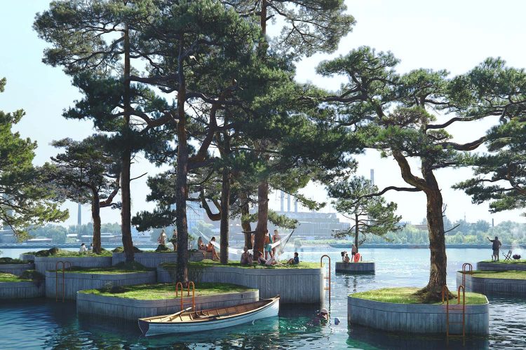Copenhagen Islands. Maritime Architecture Studio. Arquitectura flotante