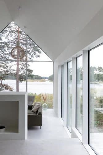 casa de madera. estilo nórdico