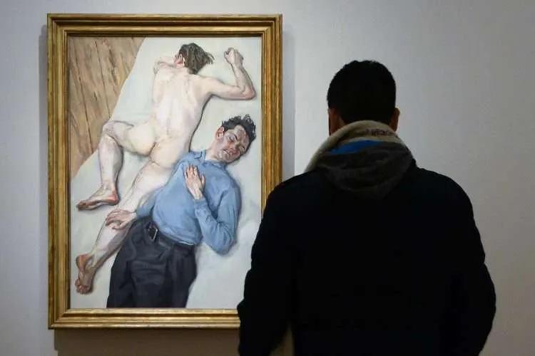 Dos hombres. Lucian Freud. Museo Thyssen-Bornemisza
