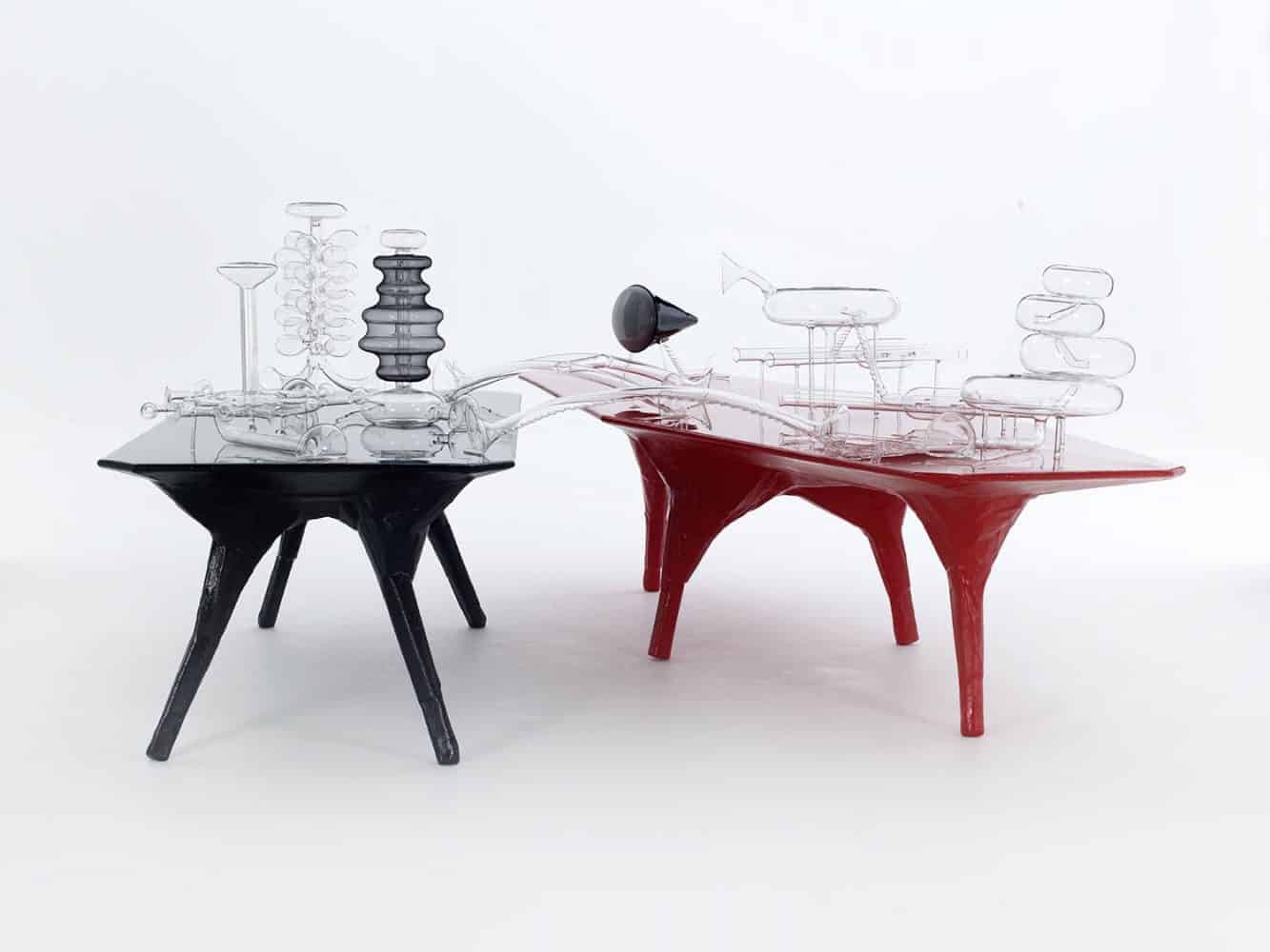 Free Range tables and Imaginary Architectures. Exposición El Ultimo Grito. Valencia Capital Mundial del Diseño 2022