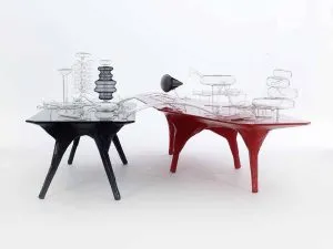 Free Range tables and Imaginary Architectures. Exposición El Ultimo Grito