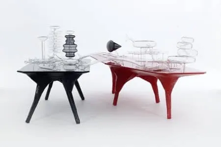 Free Range tables and Imaginary Architectures. Exposición El Ultimo Grito