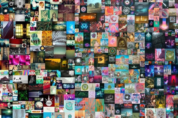 Everydays: The First 5000 Days. Beeple. Obra de arte digital más cara