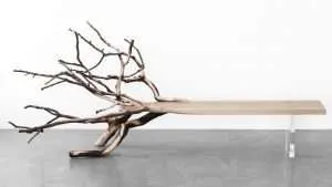 Fallen Tree. YMER&MALTA/Benjamin Graindorge.. Mimèsis. Exposición de diseño biofílico. Centro Pompidou-Metz