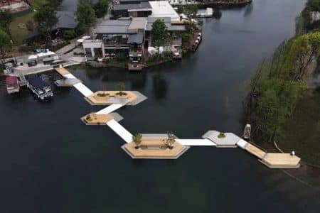 Floating islands of sky. Unarchitecte. Arquitectura flotante