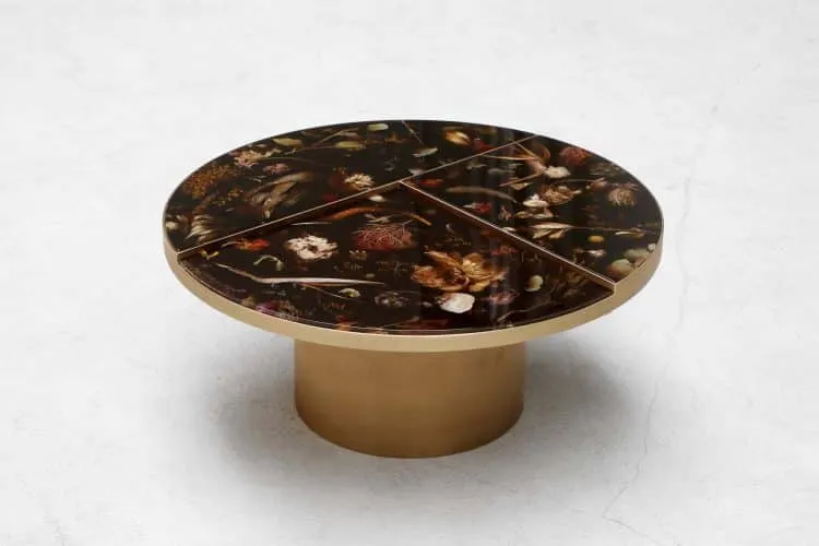 Flora Coffe Table Bronze. Marcin Rusak