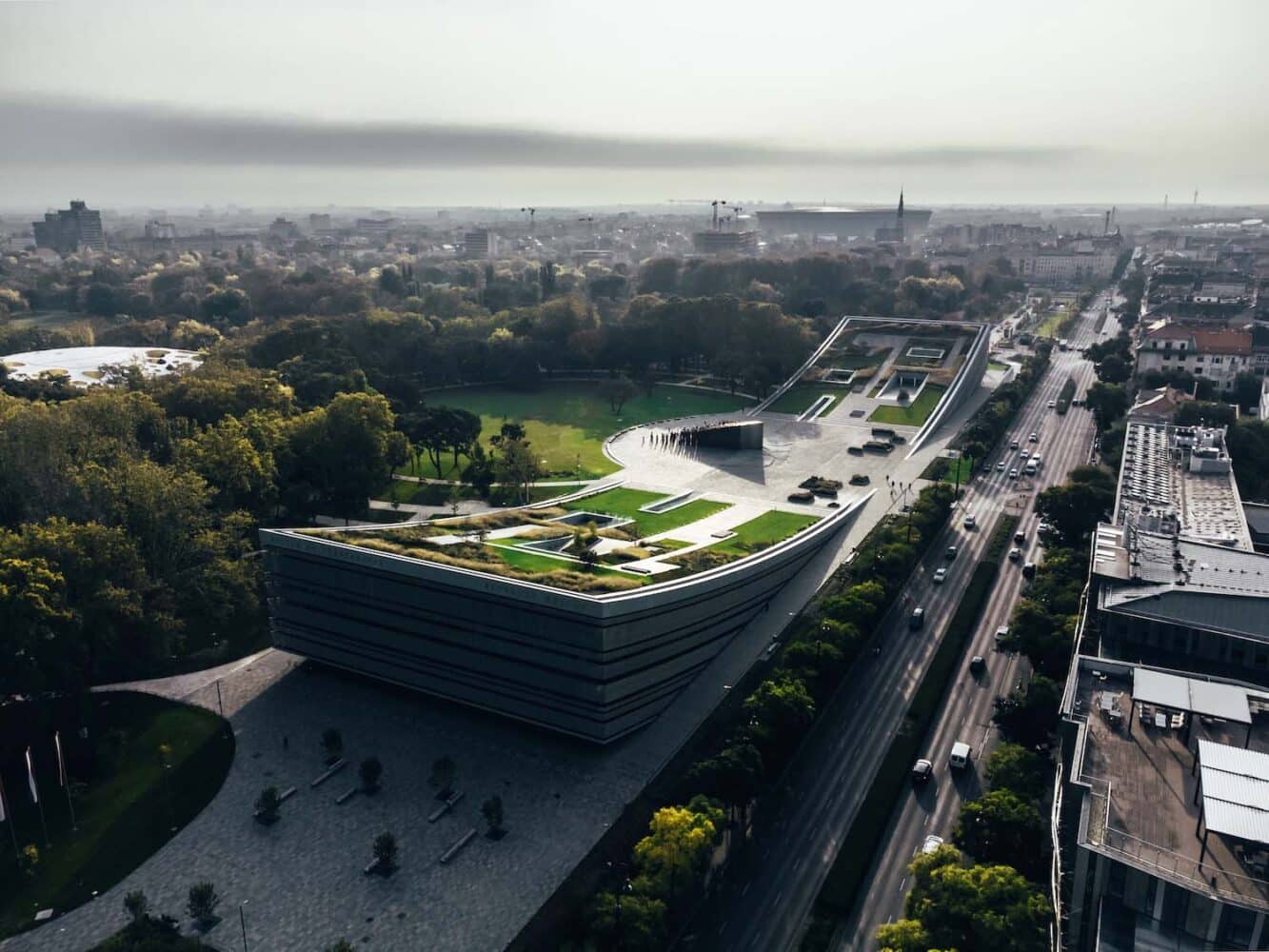 Museo Etnográfico de Budapest, plaza pública, Napur Architects