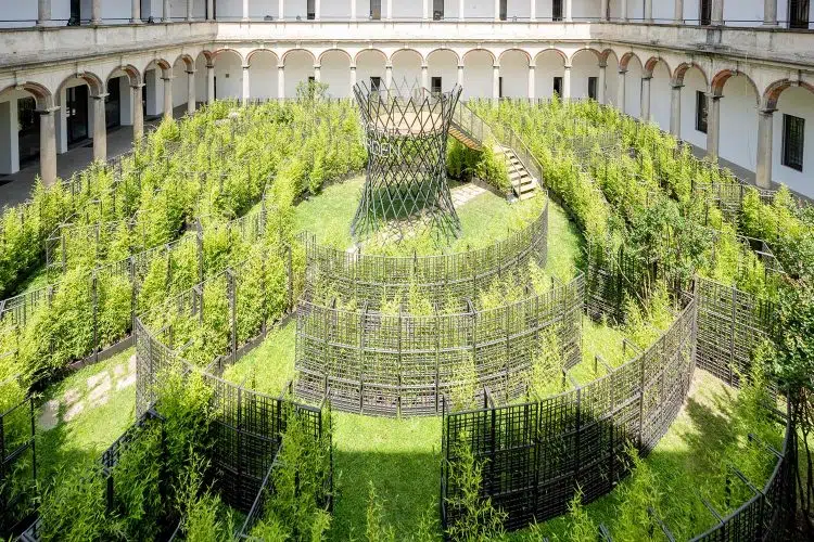 Labirinth Garden. Raffaello Galiotto. Nardi. Fuorisalone. Interni. Milan Design Week 2022