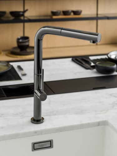 Grifería Bridge Slim Titanio. Noken Porcelanosa