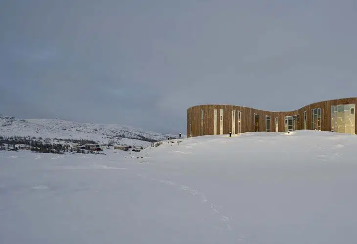 Illusuak Cultural Center. Todd Saunders. Arquitectura en Noruega