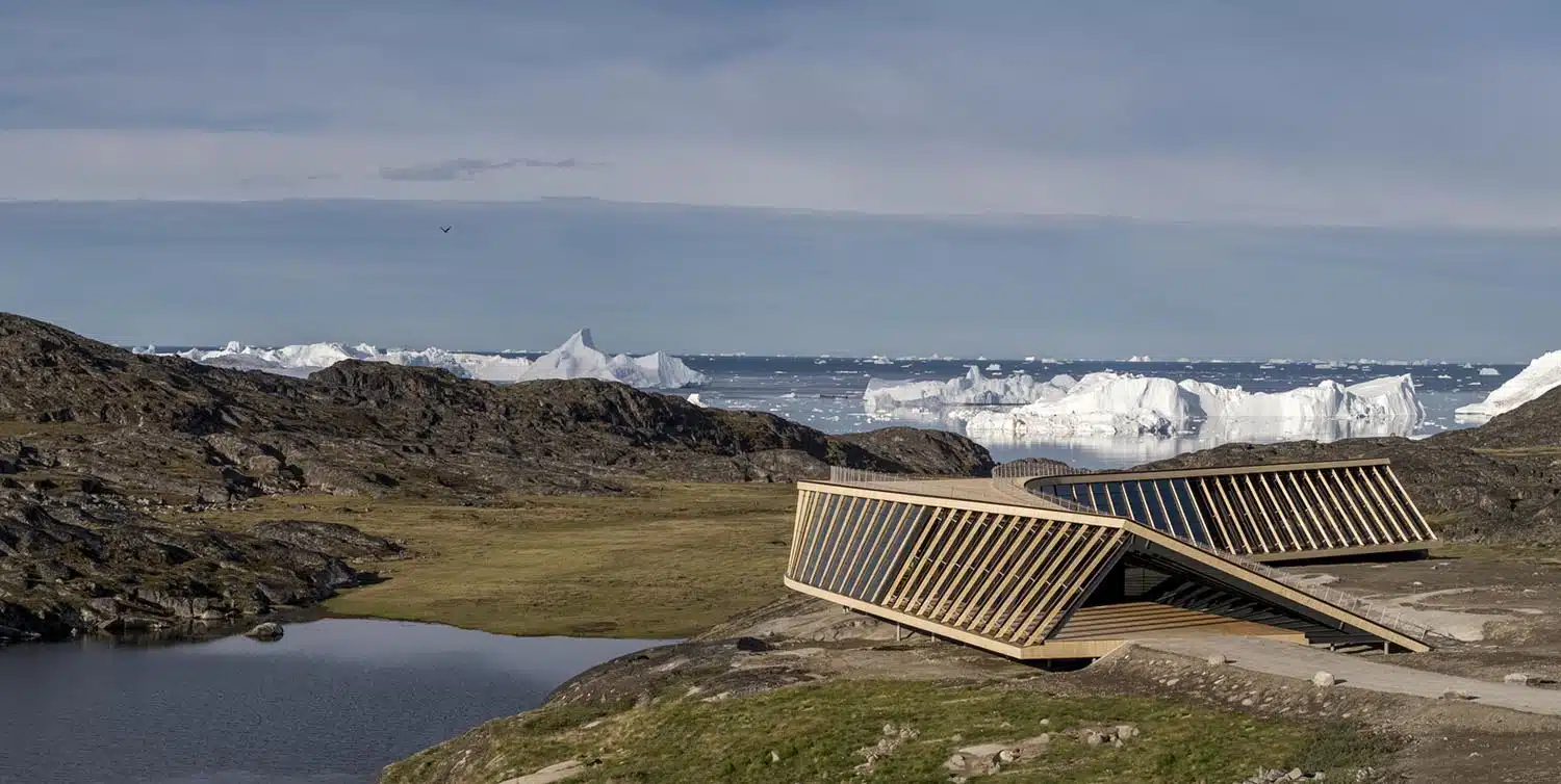 Centro de visitantes Ilulissat Icefjord. Groenlandia. Dorte Mandrup