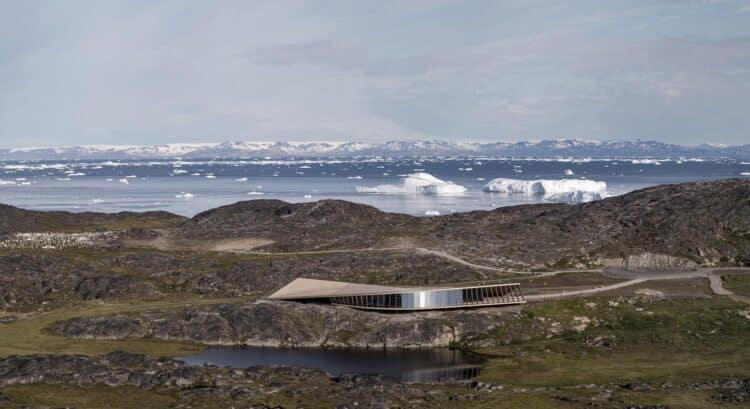 Centro de visitantes Ilulissat Icefjord. Groenlandia. Dorte Mandrup