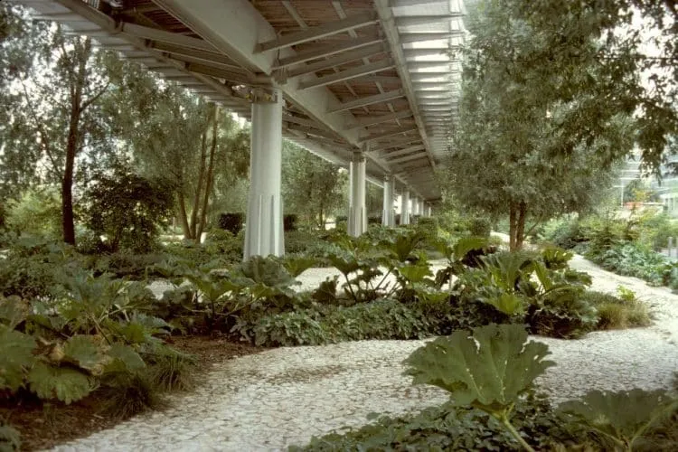 Jardins de l'Arche. Gilles Clément. Paisajista francés. El jardín en movimiento