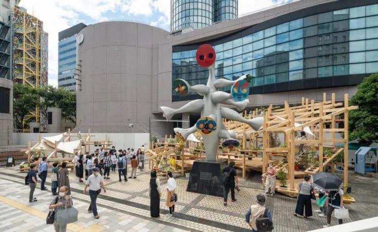 Street Garden Theater. Teppei Fujiwara. Foto: ToLoLo studioArquitectura efímera. Juegos Olímpicos de Tokio