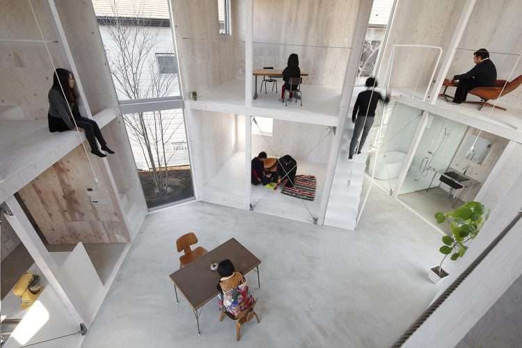 Kashiwa House. Yamazaki Kentaro. Arquitectura japonesa contemporánea