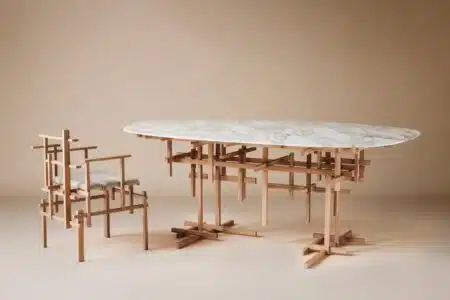 Kengo Kuma, mobiliario de madera, Aman Interiors