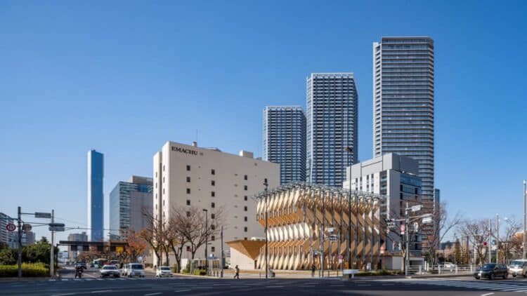 Kengo kuma. Arquitectura japonesa. Pabellón de madera