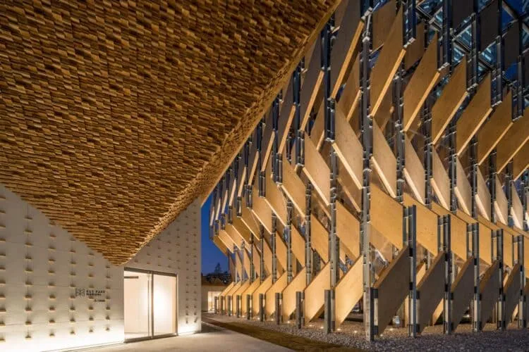 Kengo kuma. Arquitectura japonesa. Pabellón de madera