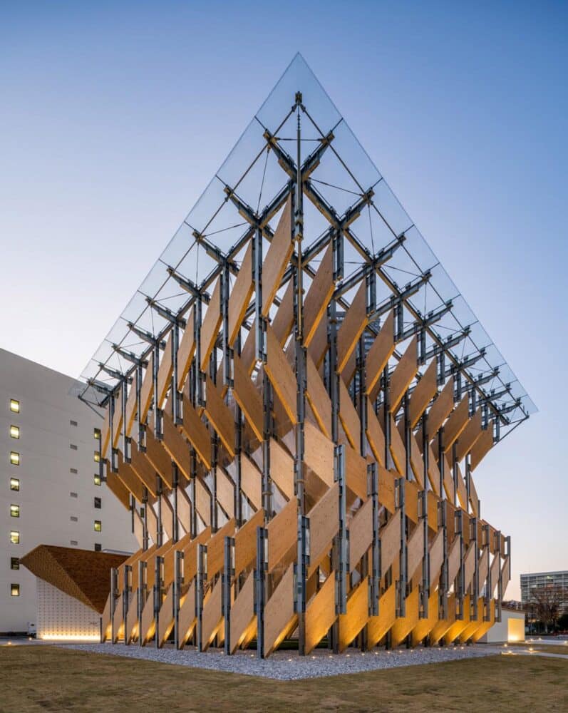 Arquitectura japonesa. Pabellón de madera