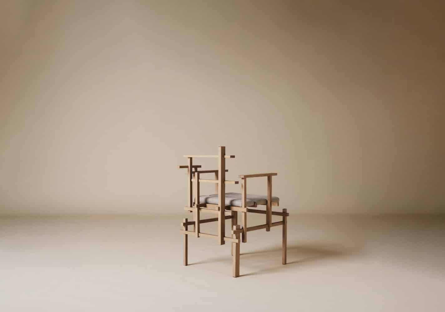 Kengo Kuma, mobiliario de madera, Aman Interiors