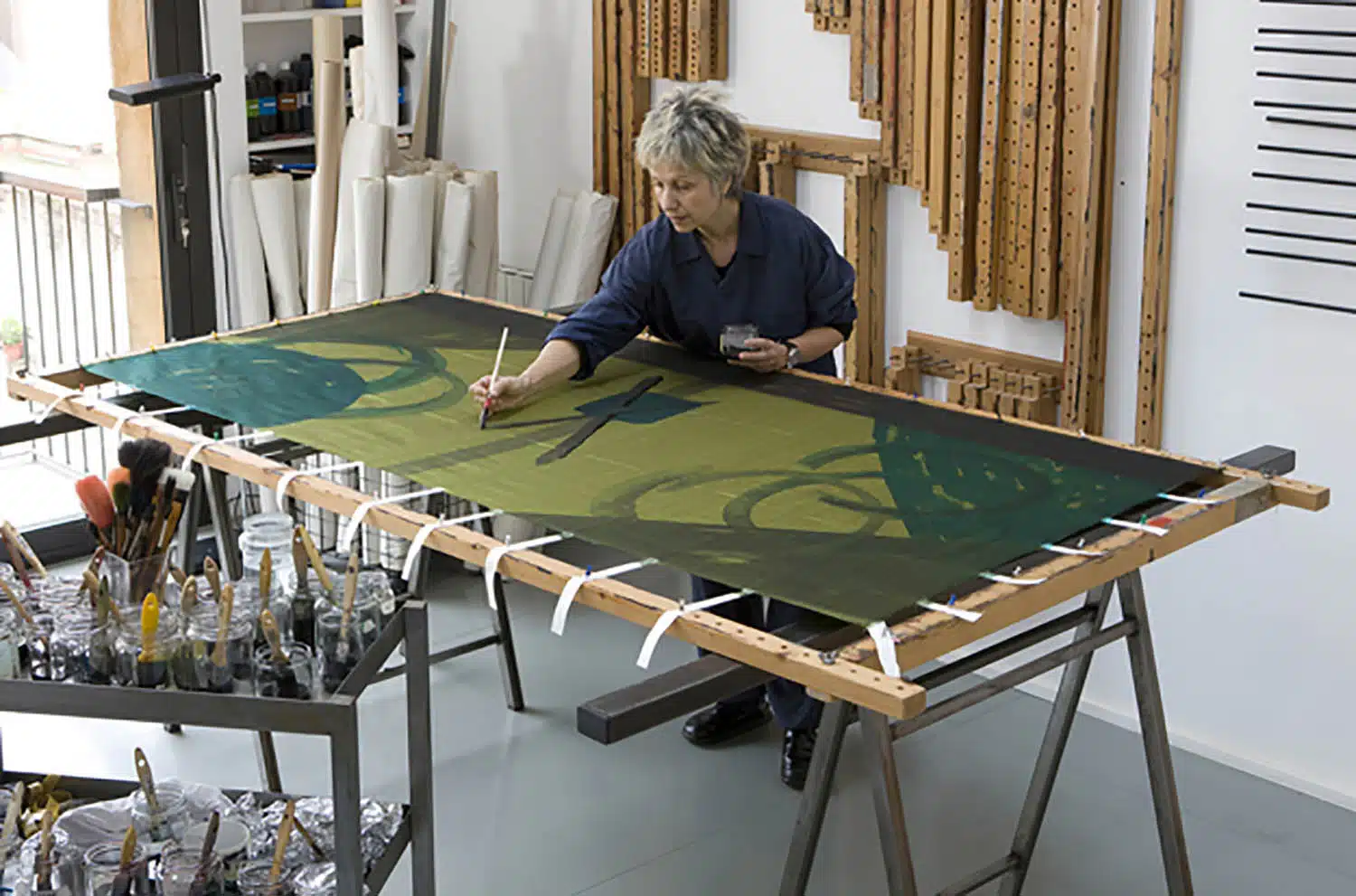 Kima Guitart. Artesanía española seda pintada