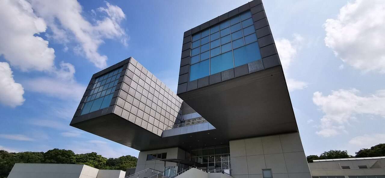 Kitakyushu Municipal Museum of Art, Fukuoka, Japan.  Arata Isozaki.  1972