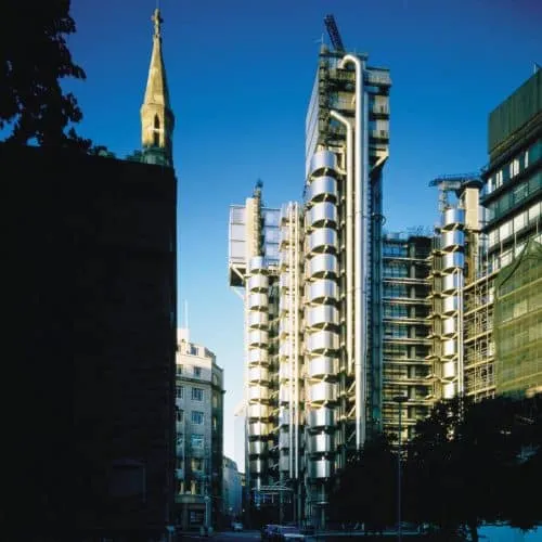 Lloyd’s of London. Londres. Reino Unido. 1986. Richard Rogers. Arquitectura high-tech