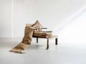 Low Pillow Chair. Lukas Gschwandtner. Maniera. Collectible Design Fair. Art Design
